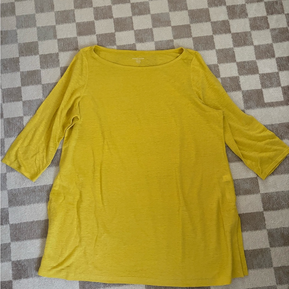 Eileen fisher Yellow Women's Top